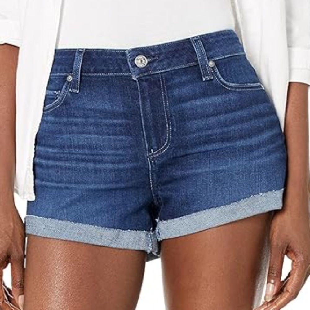 PAIGE Jimmy JimmyBlue Denim Shorts
